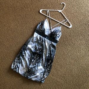 Silver Snake Patterned Dress